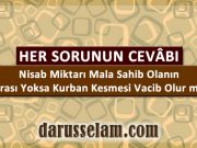 Nisab Miktari Mala Sahib Olanin Parasi Yoksa Kurban Kesmesi