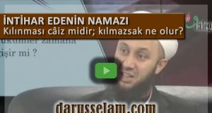 İntihar Edenin Namazi Kılınır mı