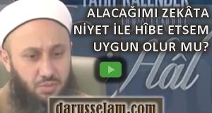 Alacağımı Zek&acirc;t Yerine H&icirc;be Etsem Olur mu?