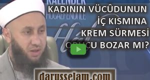 Vajinadan İ&ccedil;eri, Rahim Ağzına S&uuml;r&uuml;len Krem Orucu Bozar mı?