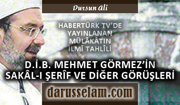 Mehmet Görmez'in Habertürl Röportajı Tahlili